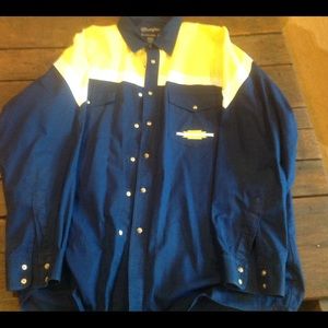 Vintage Wrangler Snap Long Sleeve Western Shirt